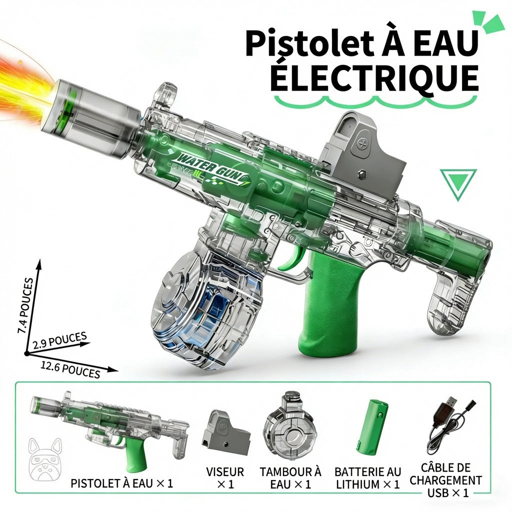 Aqua-Lizer Édition Nightfall - enfant jouant avec le pistolet à eau