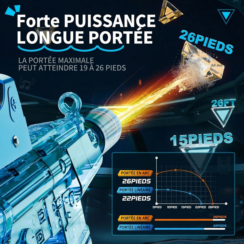 Aqua-Lizer Édition Phantom - bataille d'eau en extérieur