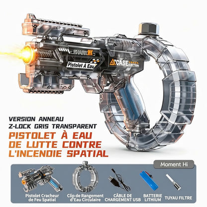 Aqua-Lizer Édition Titan - enfant utilisant le pistolet à eau